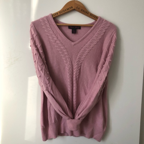Super Soft Lilac Sweater Wool Blend - Picture 5 of 7
